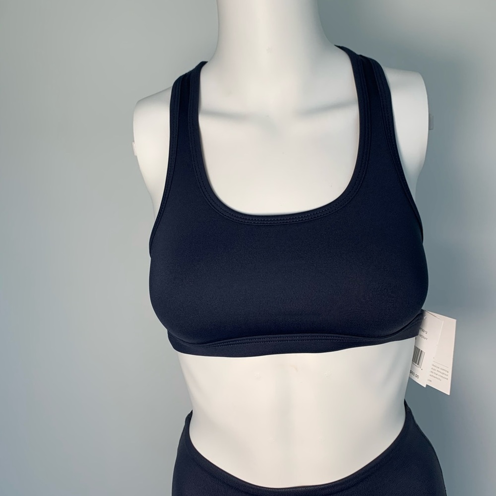NWT Beyond Yoga Navy Blue Sport Bra